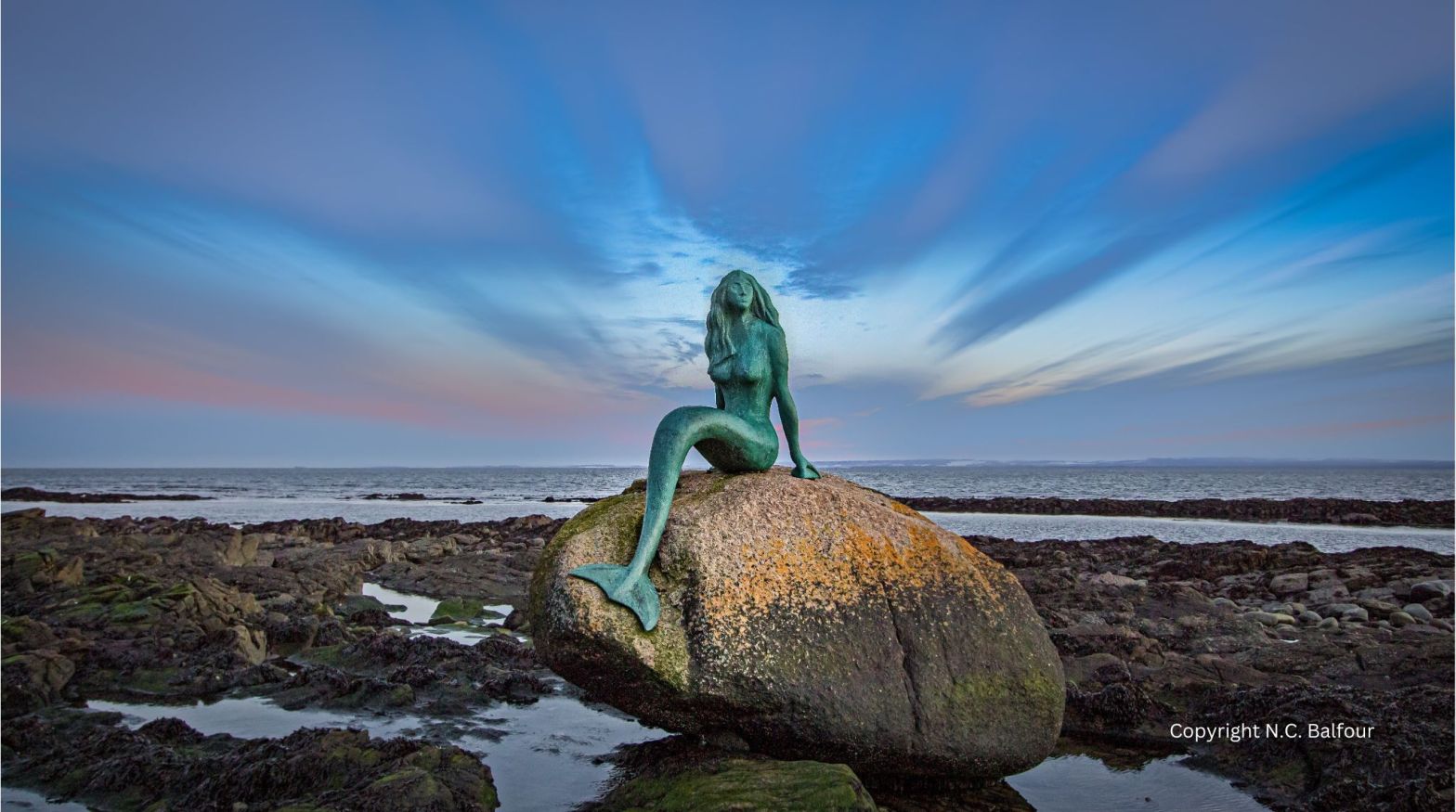 The Mermaid of the North, Balintore. Photograph by Norma Balfour.